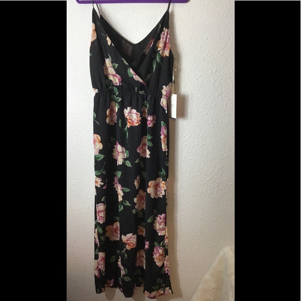 Blashe woven womens maxi floral dress size large
